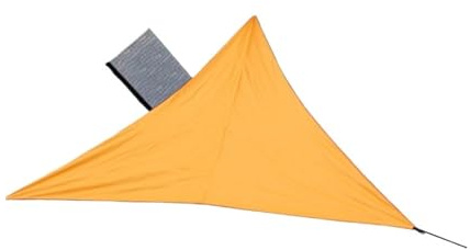 Tende parasole a vela triangolare pieghevole impermeabile 3x3x3,0 m for attività all'aperto, da campeggio, giardino, telo ombreggiante(B)