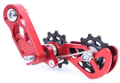 Hangsu Tensor de cadena para bicicletas, estabilizador de bicicleta, guía de ajuste de velocidad única, convertidor de velocidad única, tensor de bicicleta