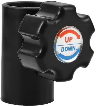 TOVINANNA Bouton de Parasol 38/34mm pour Mât de Parapluie de Terrasse Noir