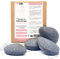 Eponge de Konjac Bio pour le visage associé au charbon actif | Lot de 4 éponges en forme de gouttes | Eponge exfoliante végétale naturelle nettoyante