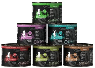 catz finefood Purrrr Collection II Lot de 6 boîtes de Nourriture Humide monoprotéine pour Chat sans céréales, sans Sucre, hypoallergénique, Haute teneur en Viande, en Sachet, 6 x 200 g