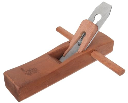 ULTECHNOVO Handhobel Holz aus Rotholz Selbstgemacht Holzbearbeitungswerkzeug für Schreiner Leicht zum Polieren Schneiden und Formen von Holzoberflächen
