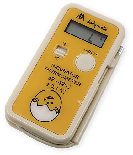 GarPet Digitales Brutthermometer Hühner Geflügel Thermometer für die Brutmaschine Brutautomat Inkubator Brüter