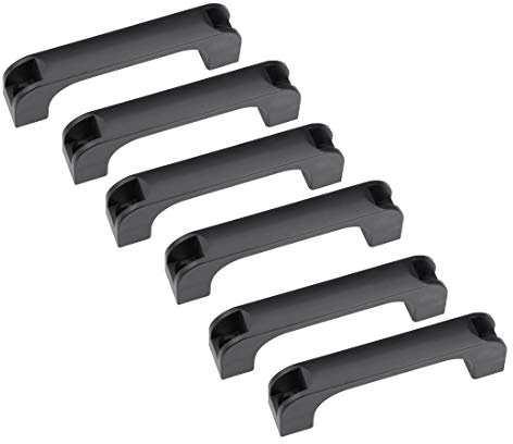 sourcing map Plastic Pull Handles 120mm Hole Centers Luggage Mechanical Equipment 6Pcs