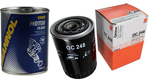 Original MAHLE/KNECHT Ölfilter OC 248 + SCT Motor Flush Motorspülung