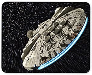 LQFIWSS Alfombrilla de ratón Antideslizante para Ordenador, Alfombrilla de ratón de Star Wars, Alfombrilla Rectangular para Juegos de 11.8 × 9.8 Pulgadas