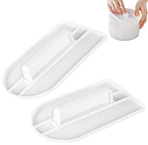 2 Piezas Espatula Reposteria, Raspador de Pastel de Acrílico, Herramientas para Alisar Tartas, Peine para Glaseado, Alisador Tartas Bordes de Tartas, para Fondant, Fondant, Azúcar, Mousse Cream