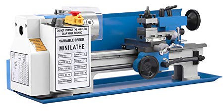 550W Mini Metal Lathe, Precision Bench Top, Metalworking Lathe Machine, Accurate 3-Jaw Chuck, Create Precision Metalwork, CE/FCC/CCC/PSE