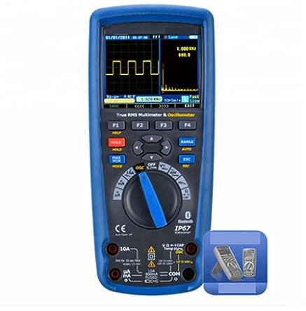 Oscilloscope portatif Multimètre/Oscilloscope industriel, Multimètre/Oscilloscope industriel avec écran LCD couleur TFT avec de hautes performances