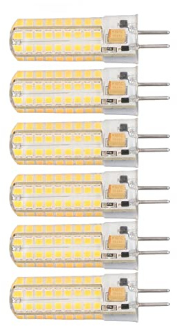 GY6.35 LED Bulb 7W 360 Degree Corn Light Bulb for Pendant Lamps Ceiling Lamps AC DC 12V (Warm Light)