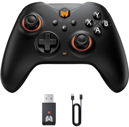 BIGBIG WON Wireless Gaming Controllers, Gale PC Controllers Motion Aiming, Hall Trigger, 4 Custom Buttons, App Control Game Controller for PC/Switch/iOS/Android Wireless Gaming Controller
