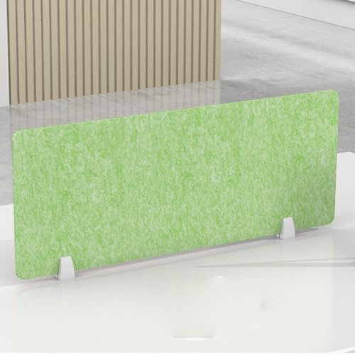 DMMFTERL Stehpult-Trennwände, montierte Sichtschutzwand, geräuschreduzierende akustische Trennwand 60 80 90 100 120 cm, Tischplatten-Niesschutz-Trennwände für Arbeitsplätze, Theken (Farbe: