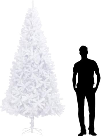 Albero christmas,Albero di natale facile da montare,Albero di Natale Artificiale 300 cm Bianco,Adatto per uso interno ed esterno