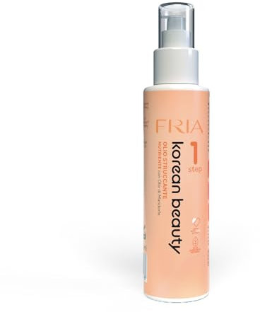 Fria Korean Beauty Olio Struccante, Rimuove il Trucco Waterproof, Testato su Occhi e Pelli Sensibili, Delicato su Occhi e Ciglia, Confezione da 90ml