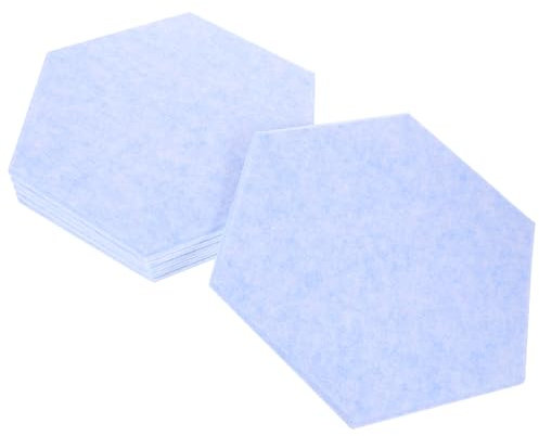 Uonlytech 6 Stücke Hexagon Fliesen Decor Hexagon Bulletin Board Selbst-adhesive Hause Büro