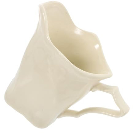 Ciieeo Pichet Vintage En Céramique Avec Anse Pot À Crème En Porcelaine Tasse Pour Cappuccino Et Latte