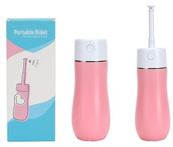 NJDQFA Bidet Portable pour Camping Soins Post Partum,Grande Capacité Bouteille Périnéale,Nettoyeurs De Fesses Anus Enfant Homme Femme,Rose,1 pcs