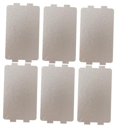 Mikikit 6 pezzi Piastra Mica per Forno da Copertura Isolante Facile da e Installare Protezione per Forno da Bruciature