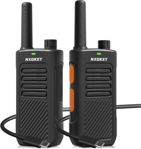 Walkie Talkies for Adults Long Range, PMR446 Professional Walkie Talkies with 1500mAh Rechargeable Batteries, 16 Channels, 2 Way Radio for Camping Hiking Travel Work Communication