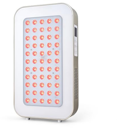 EmberTouch Red Light Therapy Panel - 660nm & 850nm Infrared Light Therapy Lamp with Smart App Control, 55 LEDs High Power Device at Home for Body, Face, Recovery, Skin Health, 115W (PRO100)