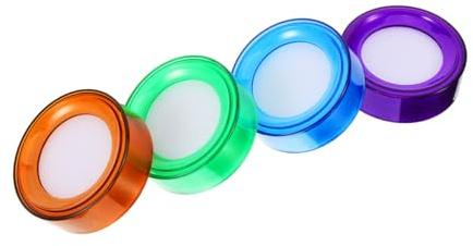 Cabilock Umidificatore e Smorzare la Punta delle Dita 4 Pezzi Spugna in Plastica per Dita per Contare Denaro per Ufficio e Negozi