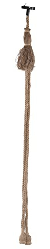 Keenso Câble lumineux en chanvre de style rétro avec douille de lampe, installation facile, économie d'énergie, corde de chanvre, E27, 1,5 m, convient pour hôtel, bar, club