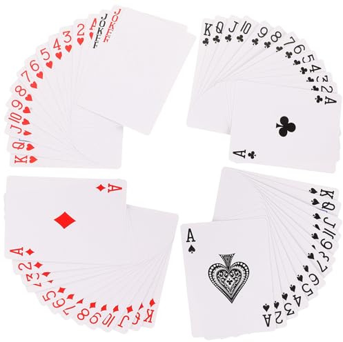 SOIMISS Thermosublimationspapier Spielkarten Blanko 50 Stück A4 Format für Individuelle Kartengestaltung und Spieleabende