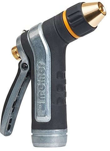 Melnor XT450; Heavyweight Professional Metal Hose Nozzle with Rear Trigger and Adjustable Spray Tip; 1 Pack