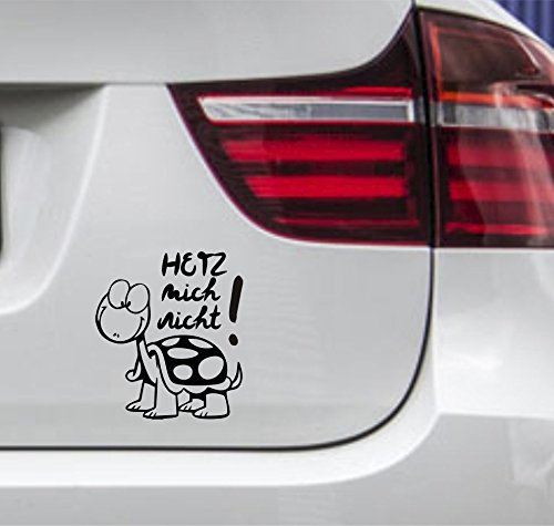 wDesigns Autoaufkleber Schildkröte Hetz Mich Nicht ! Tuning Aufkleber Sticker Sprüche