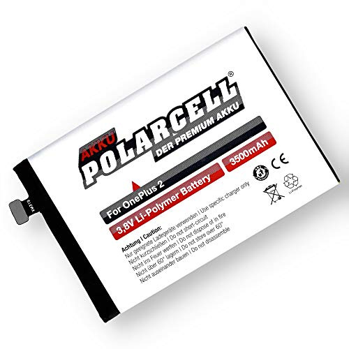 PolarCell Akku für OnePlus 2 Two - A2001, A2003, A2005 | ersetzt Originalakku BLP597 | 3500mAh