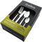 Grunwerg Westminster 44-Piece Boxed Mirror Cutlery Set 44BXWMS, 18/10 Stainless Steel, Silber