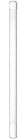 sourcing map Acrylic Embossed Rolling Pin 6.3 Inch Twist 3D Pattern Acrylic Non-Stick Roller Fondant Embossing Clay Rolling Pin Textured for Baking Cookie Pastry Clay Dough