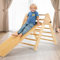 Ogelo Kletterdreieck mit Rutsche & Sprossen Montessori Klettergerüst Indoor Höhenverstellbar Rutschbrett Indoor Spielgerät aus Holz Für Kinder ab 1 Jahr