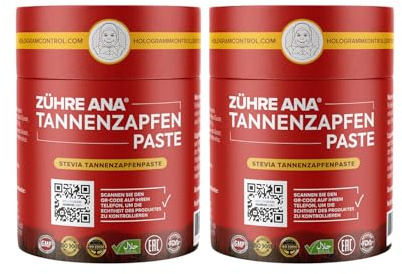 Zühre Ana Pasta de Piñas de Pino con Stevia Pack de 2 Unidades