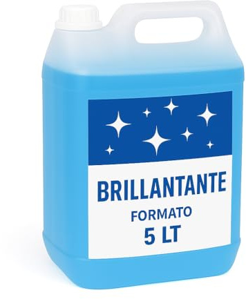 Brillantante Lavastoviglie Professionale 5 Litri – Anticalcare, Sgrassante, Formula HACCP – Fino a 1000 Lavaggi – Per Bicchieri, Piatti e Posate Brillanti – Lemag srl
