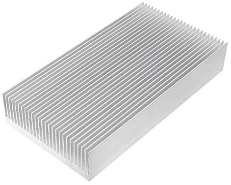 Xnrtop Dissipatore di calore per radiatore in alluminio, 150 x 80 x 27 mm, 695Z ZXZXZSS, tono argento