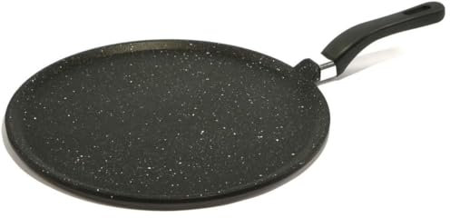 Elettro Center Padella per piadina 32cm, Crepiera in Alluminio Teflonato, ART.410