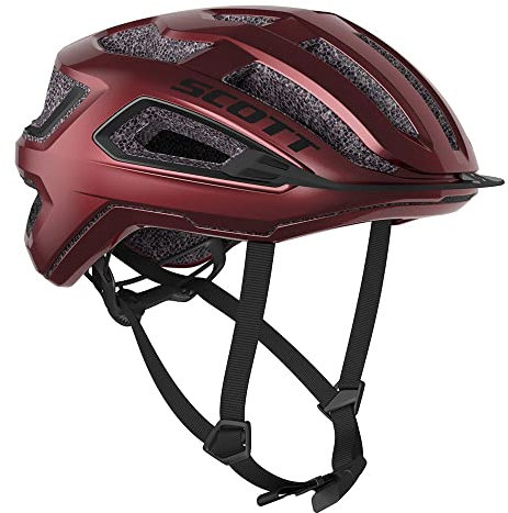 Scott Arx Rennrad Fahrrad Helm rot 2022: Größe: M (55-59cm)