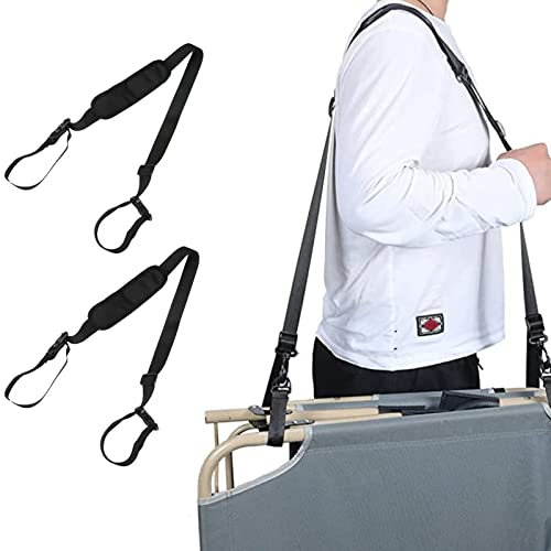 runrayay 2 Confezioni Tracolla Regolabile per Sedia da Spiaggia, Tracolla Universale di Ricambio per Sedia Pieghevole per Spiagge, Campeggio, Zaino in Spalla, Picnic, Biciclette Pieghevoli