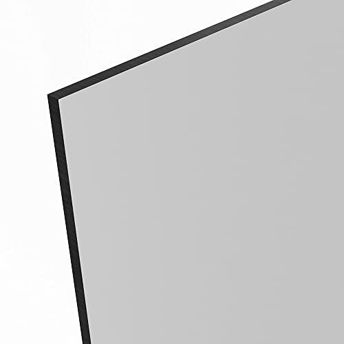 6 mm HPL Schichtstoffplatte grau 50x50 cm, unverwüstbare Allzweckplatte - in verschiedenen Maßen erhältlich