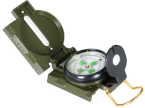 Welsberg Boussole Militaire Professionnelle pour Navigation, Camping, Randonnée, Compas d'orientation Survie Tactique, Camouflage
