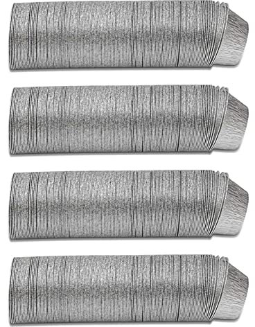 BYSL Lot de 300 ramequins jetables en feuille d'aluminium