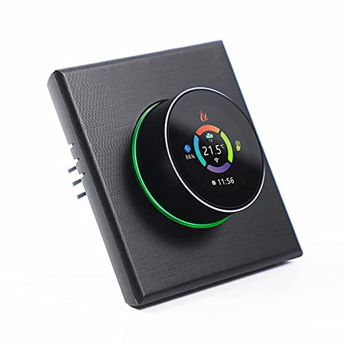 Thermostat Connecté WiFi pour Chaudière Gaz Chauffage,Thermostat Intelligent Programmable Compatible avec Alexa Google Home and Phone APP,Thermostat d'ambiance Contrôle Vocal