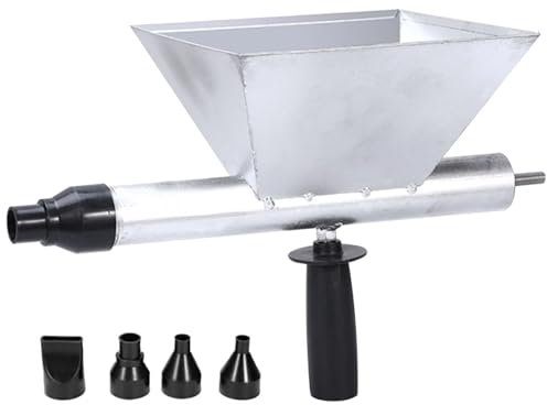 Grout Gun Electric Mortar Gun for Pointing with 4 Nozzle Ergonomic Grout Tool Portable Caulking Tool Caulking Guns Pointing Gun Electric Cement Grouting for Window Wall Bricks, Without Electric Drill