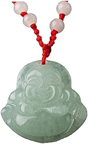 SquarezhenBo Collier Vert Chinois Feng Shui Pierre De Jade Porte-Bonheur Durable Jade Colliers Et Pendentifs, Bijoux Fantaisie, Roces