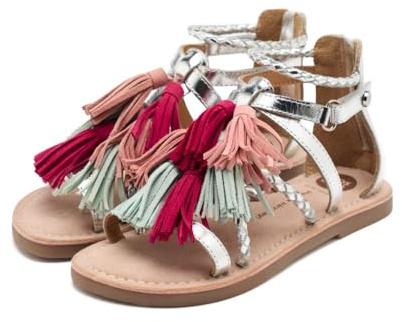 GIOSEPPO Janesville, Sandali piatti per ragazze, multicolore, 38 EU