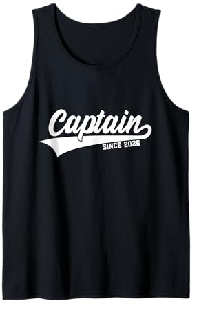 CAPTAIN SINCE 2025 SEGELBOOT SEGELN, KAPITÄN Tank Top