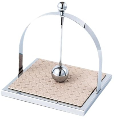 Fenteer Distribuidor de Tejido de estantería de servilleta Soporte de servilletas de Papel de organización Cuadrada Soporte de Tejido de Metal para la Mesa de, Argén