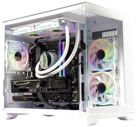 GTR Gaming PC | Intel Core i9 12900KF | RTX 5080 16GB | 32GB DDR5 5600MHz RAM | 1TB NVMe SSD | 750W 80+ Gold PSU | White AIO Cooler | Windows 11, Wi-Fi | ARGB - White Gaming Case