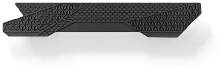 CashMuch Protector de cadena de bicicleta de carretera, protector de marco de silicona para bicicleta de montaña y MTB, protección contra golpes de cadena, color negro